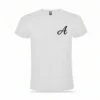Camiseta personalizada inicial corazón elegante