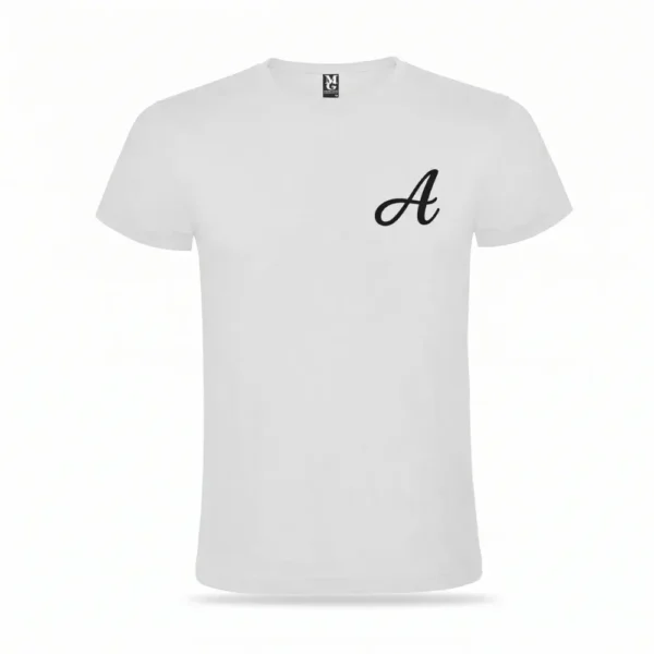 Camiseta personalizada inicial corazón elegante