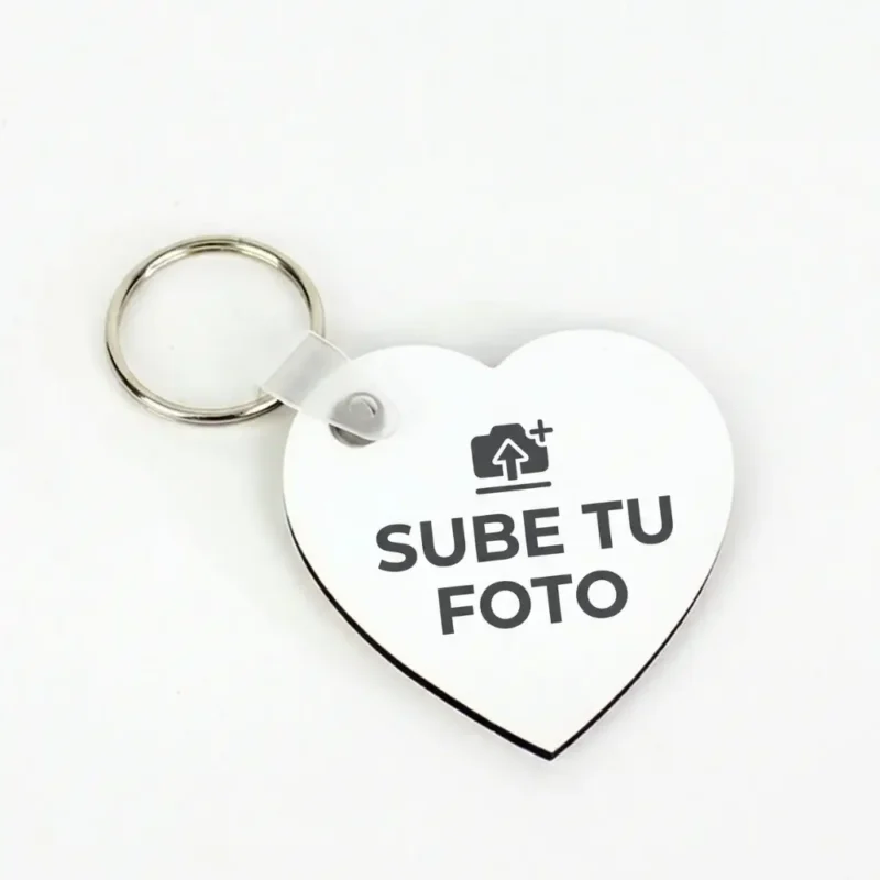 Llavero personalizado corazón