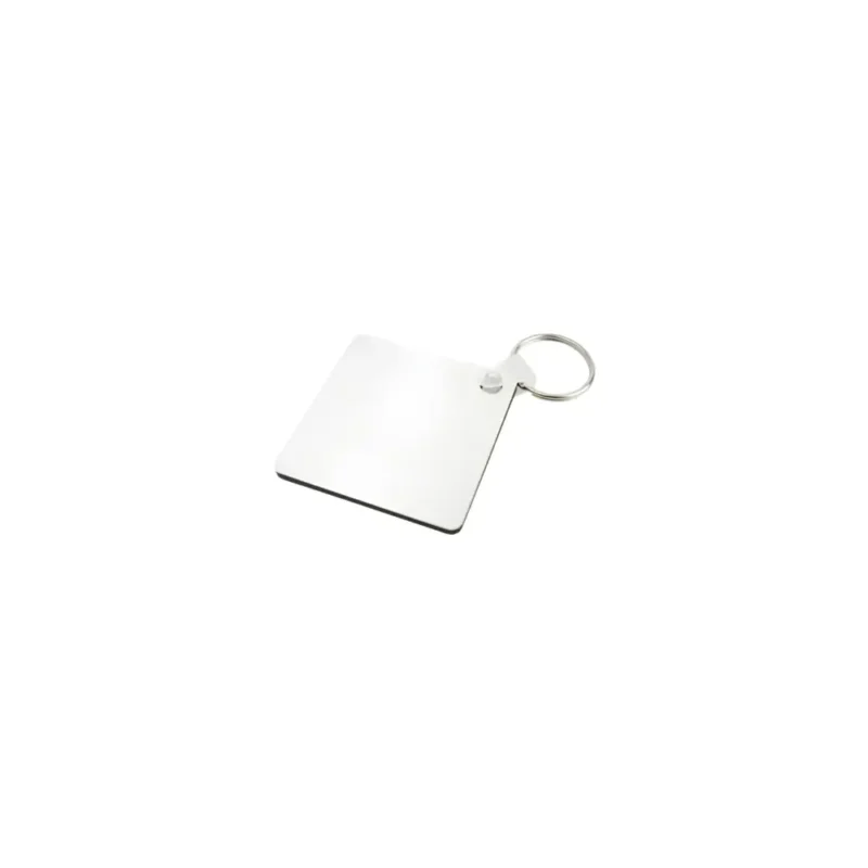 Llavero personalizado con foto en blanco listo para estampar.
