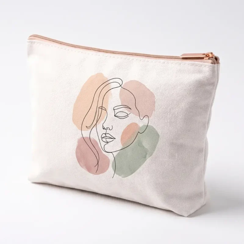 neceser blanco personalizado con plantilla para foto