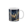 Taza de navidad con diseño invierno
